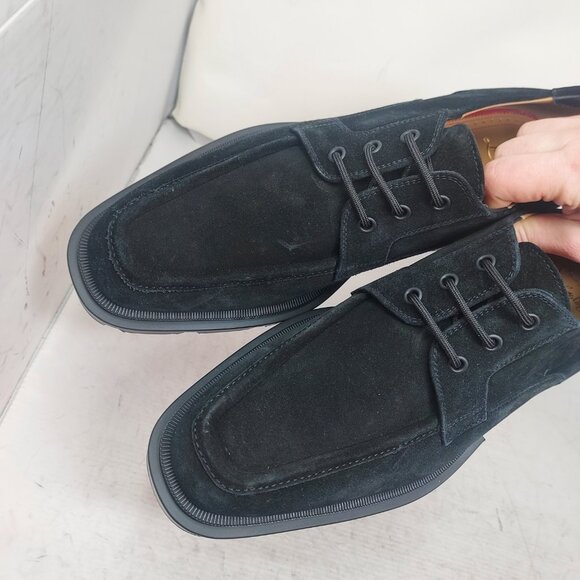 Christian Louboutin MENS Black Our Georges L Suede Lace Up Shoe - Picture 6 of 11